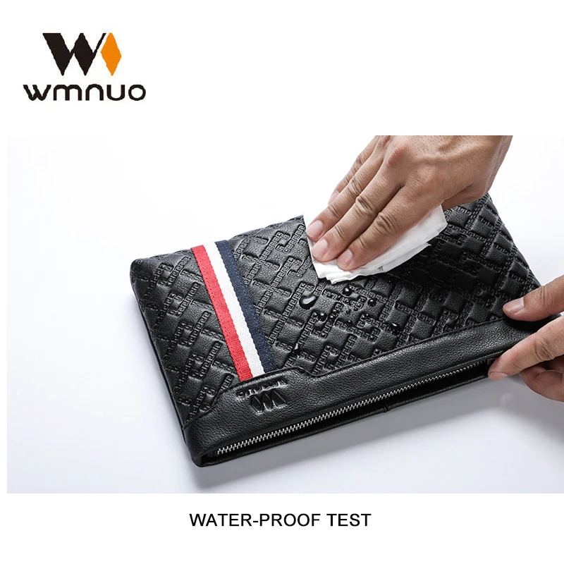 Брендовый клатч Wmnuo 2020 кошельки мужская повседневная сумка Мужская мягкая из