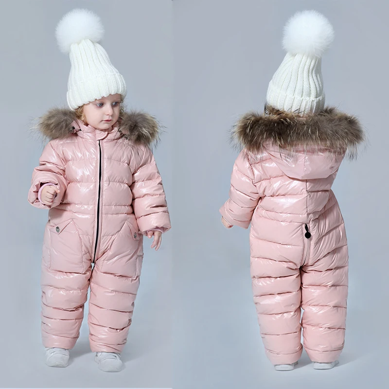 

2022 Russian winter coat for girl boy clothes 2-5 years Children's clothing thicken kids winter jacket winter overalls snow wear