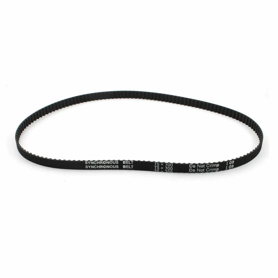 

140 Tooth Stepper Motor Rubber Black T5x700/112MXL025/280XL Timing Belt Industrial Groove