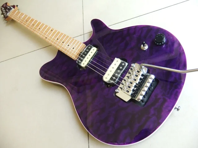 Оптовая продажа Новое поступление 6 строка Musicman Электрогитары с Tremole в темно