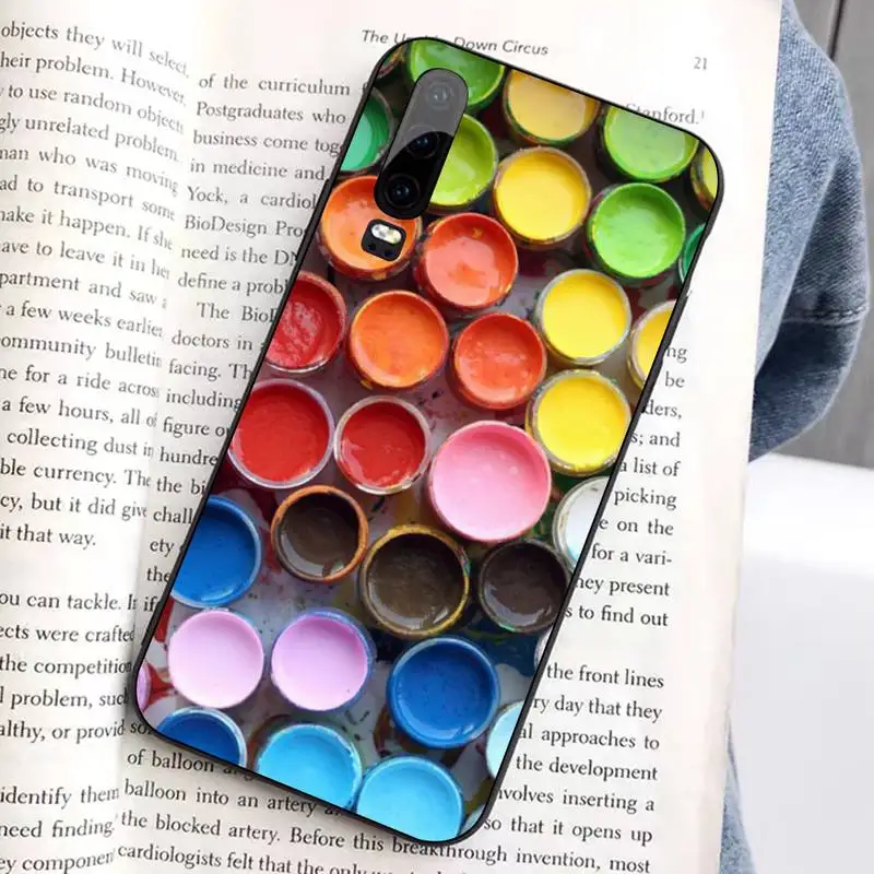 Набор цветных акварельных красок TOPLBPCS чехол для телефона Huawei Honor 8x9 10 20 в 30 pro lite view