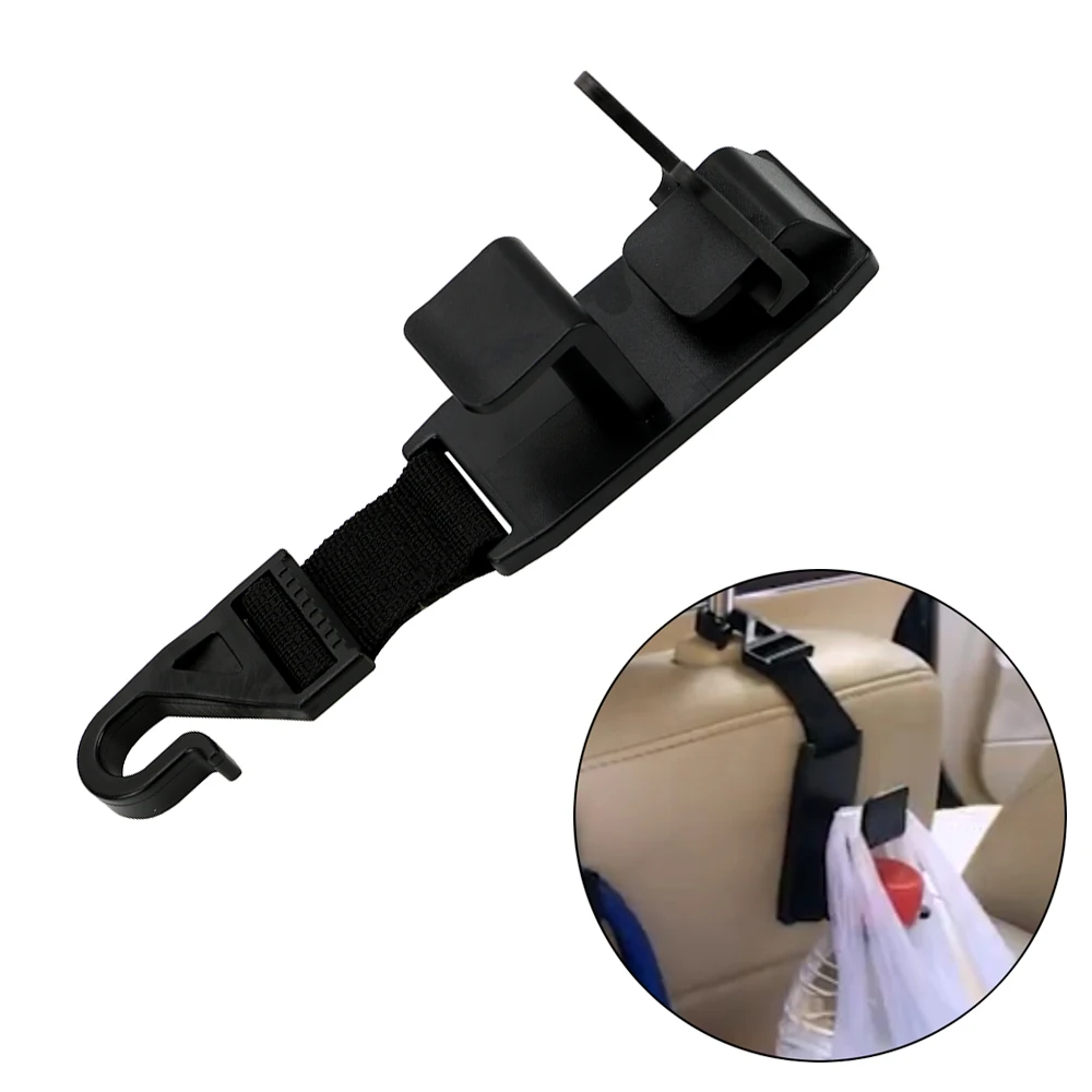 Автомобильный Крючки-Вешалки для сумки кошелек ткань Бакалея подголовник