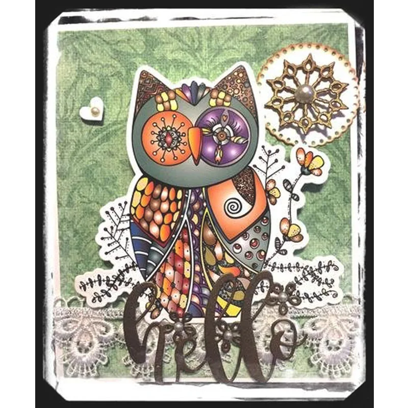 Металлические штампы Hello Word трафареты для скрапбукинга 2020 | Дом и сад