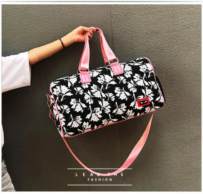 New Flowers Women Gymtas Yoga Bolsa Waterproof Sports Bags Shoes Men Gym Bags For Training Bag Tas Fitness Travel Sport Handbag