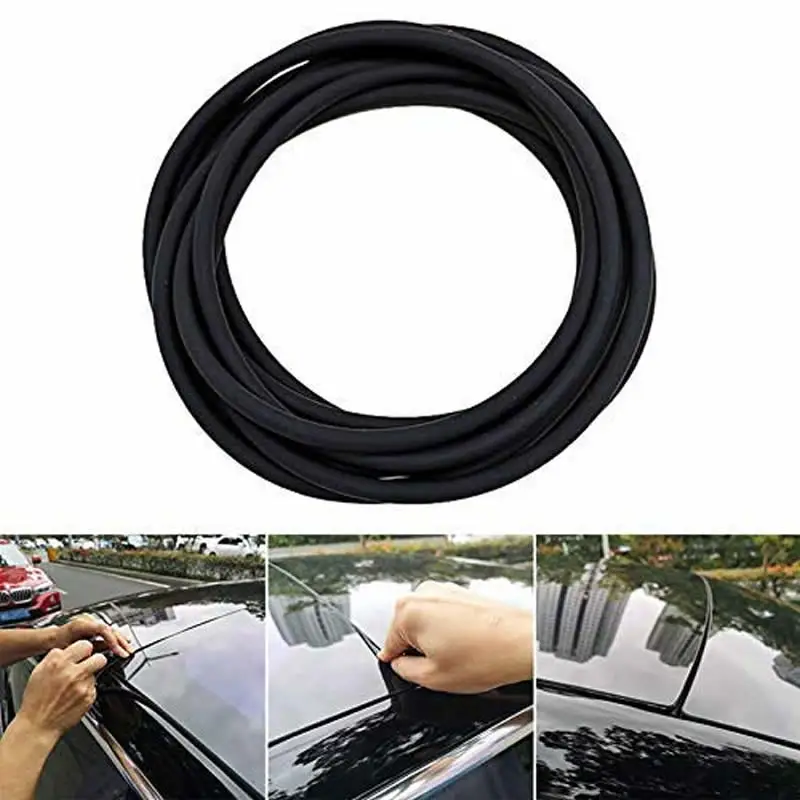 

Quiet Seal Strip for Tesla Model 3, Windshield & Roof Wind Guard Noise Lowering Dampening Reduction Kit