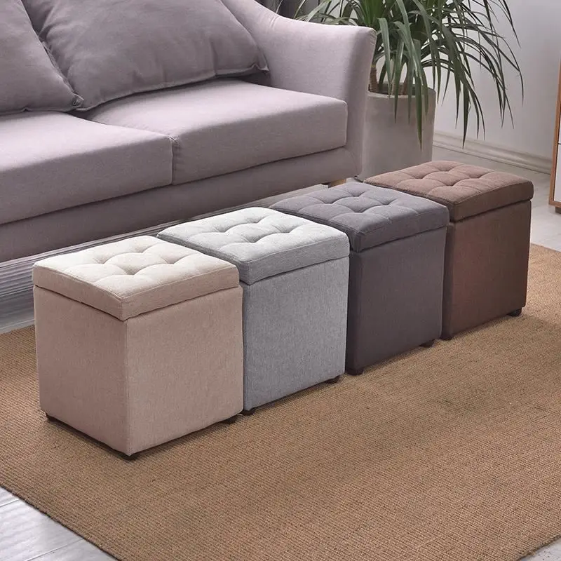 

Taburet Moderno Pouf De Rangement Madeira Store Fauteuil Living Room Taburete Kids Furniture Poef Change Shoes Storage Chair