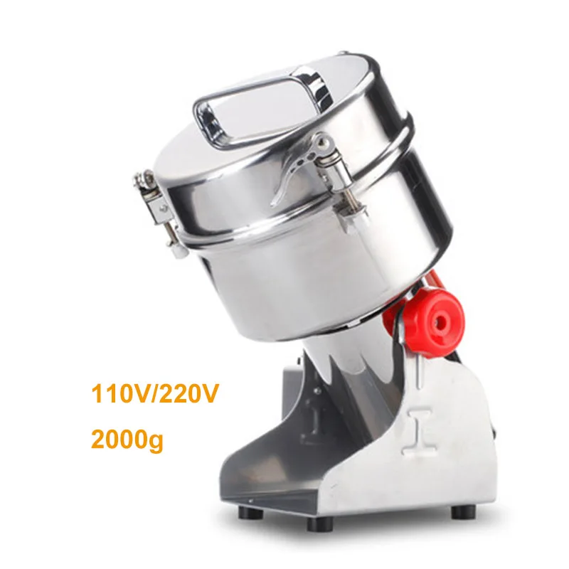 110V/220V Кофе сухой Еда мельница шлифовальный станок 2000 г коммерческий промышленный
