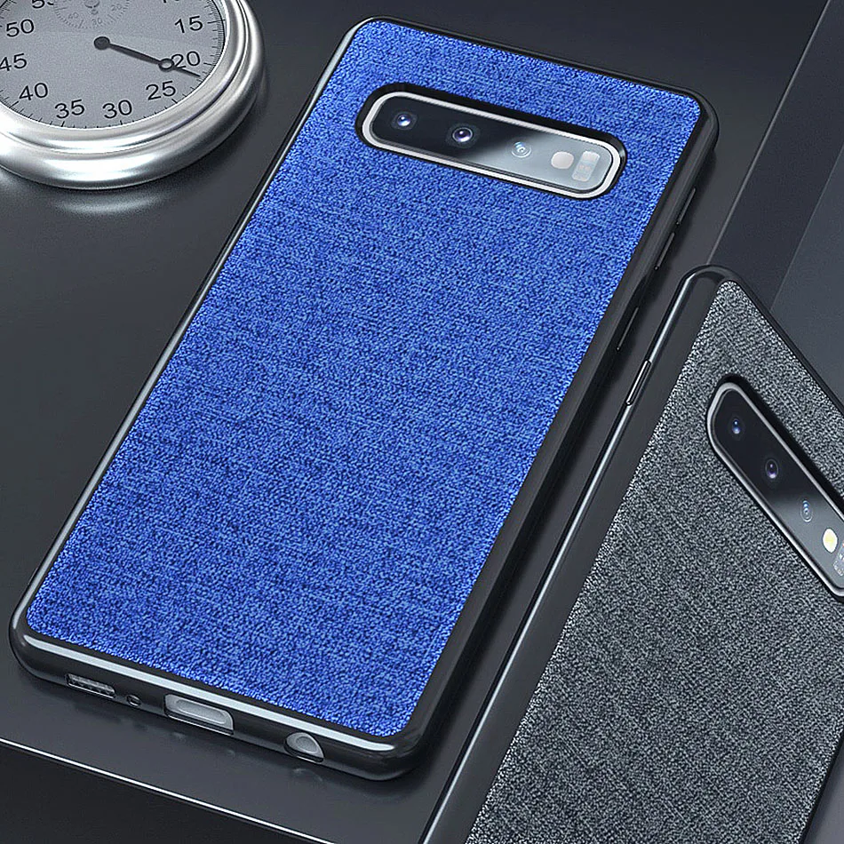 Тканевый чехол для Samsung Galaxy S10 S9 S8 S5 A50 A30 A70 A40 M20 A9 A7 A8 J8 J2 J4 J6 2018 Plus Lite