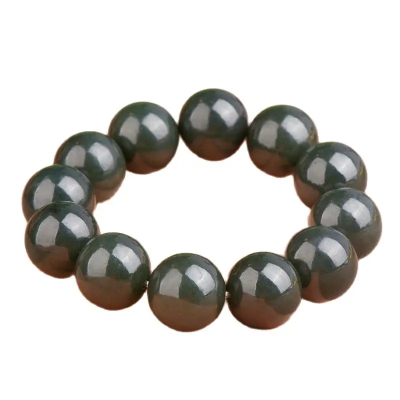 

Xinjiang Hetian jade beads lovers jade hand string girl
