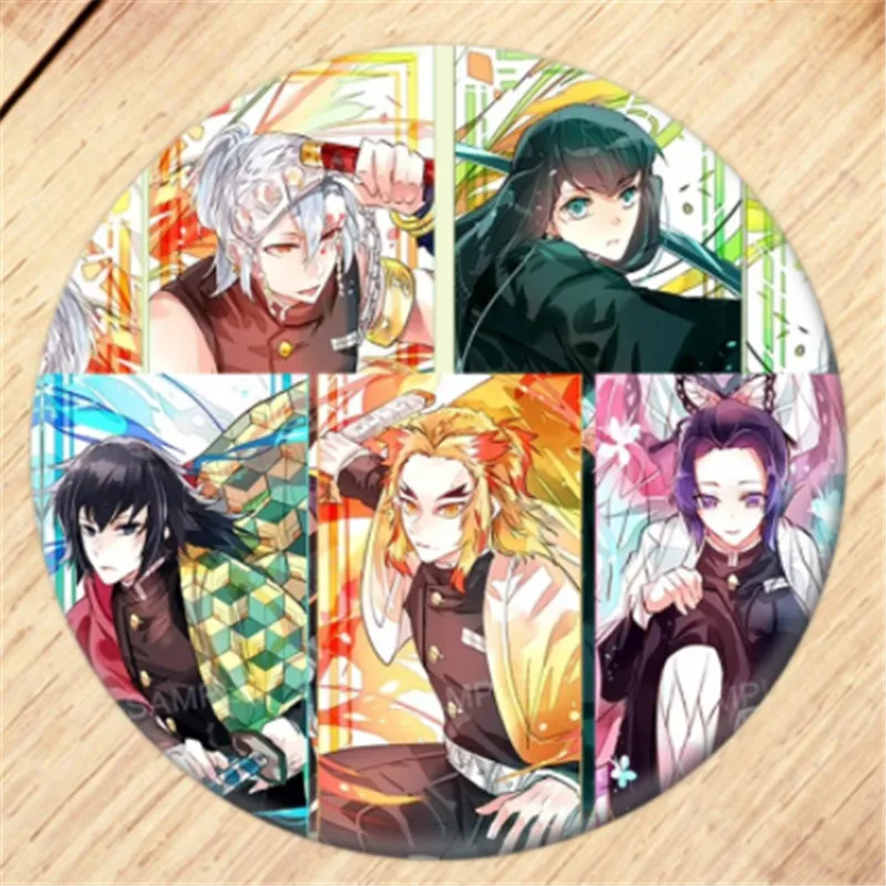 Прямая поставка брошь в стиле аниме рассекающий демонов: Kimetsu no Yaiba значки на