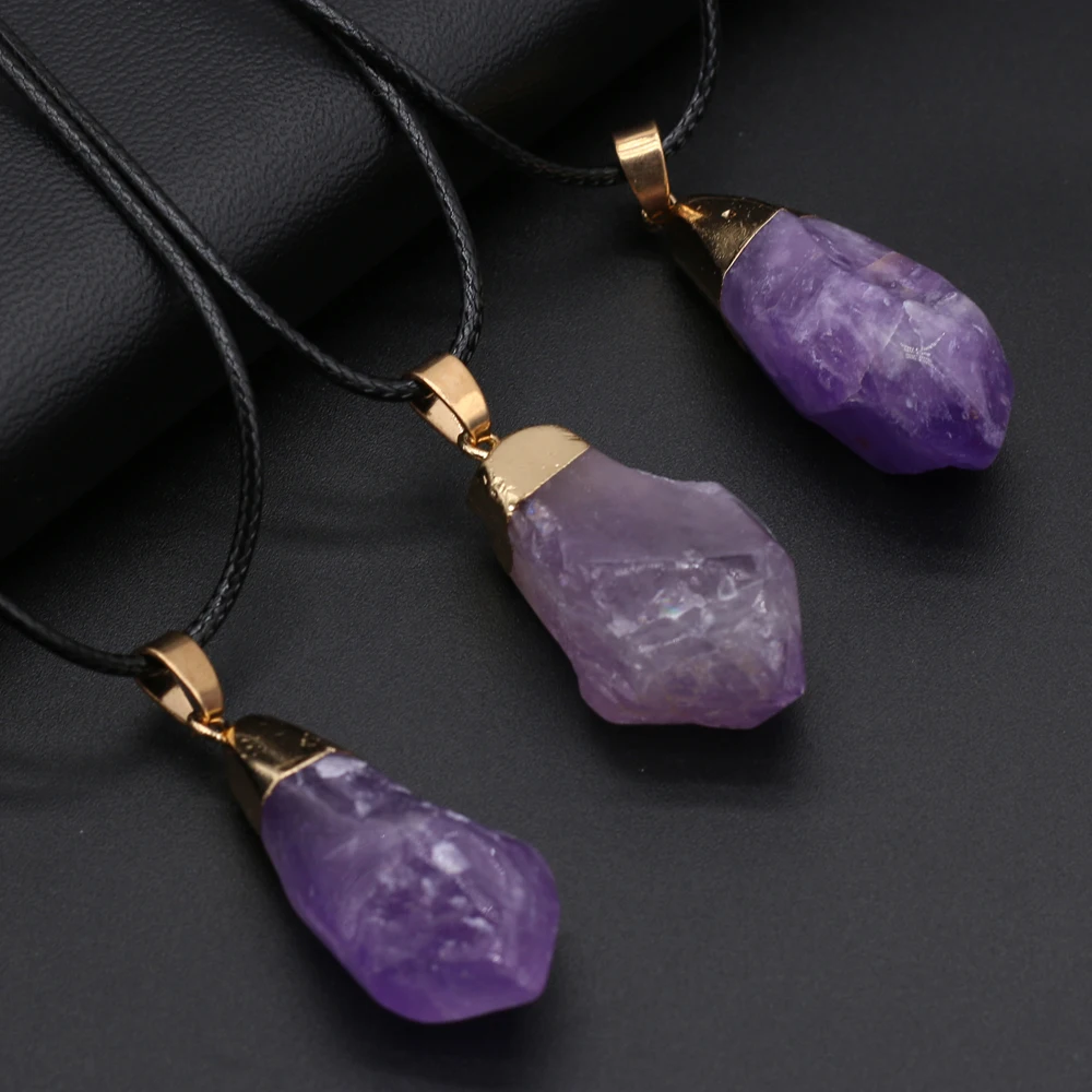 

2021 Best-selling Natural Stone Pendant Seven Chakra For Making DIY Exquisite Jewelry Chain Size20x40mmLength40+5cm Gift