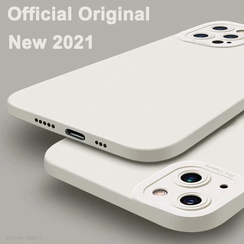 

YYDS New 2021 Angel Eyes Liquid Silicone Phone Case For iPhone 13 12 11 Pro Max Mini XS XR X 8 7 Plus SE 2020 Soft funda Case