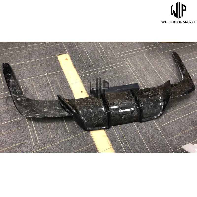 F06 M6 высокое качество углеродного волокна заднего бампера Диффузор губ для BMW 6