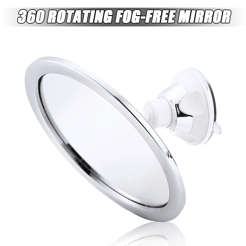 

360Degree Rotation Fogless Suction Cup Shower Shave Make Up Fog Free Mirror For Shaving Grooming Makeup Fogless Mirror