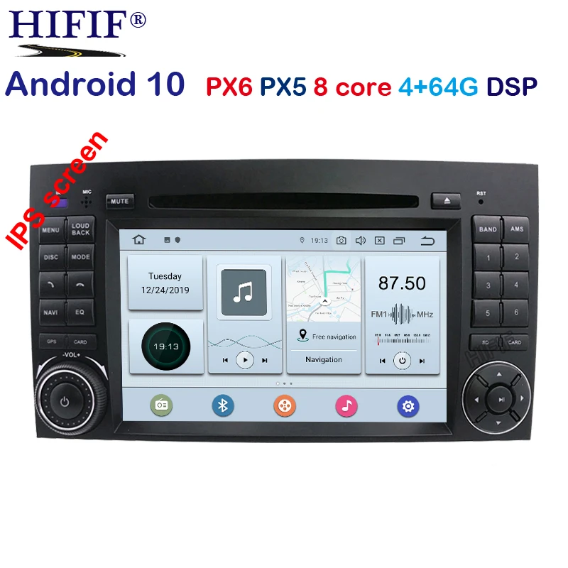 

PX6 2 din Car Radio car dvd player For Mercedes Benz B200 A B Class W169 W245 Viano Vito W639 Sprinter W906 Android 10.0 GPS