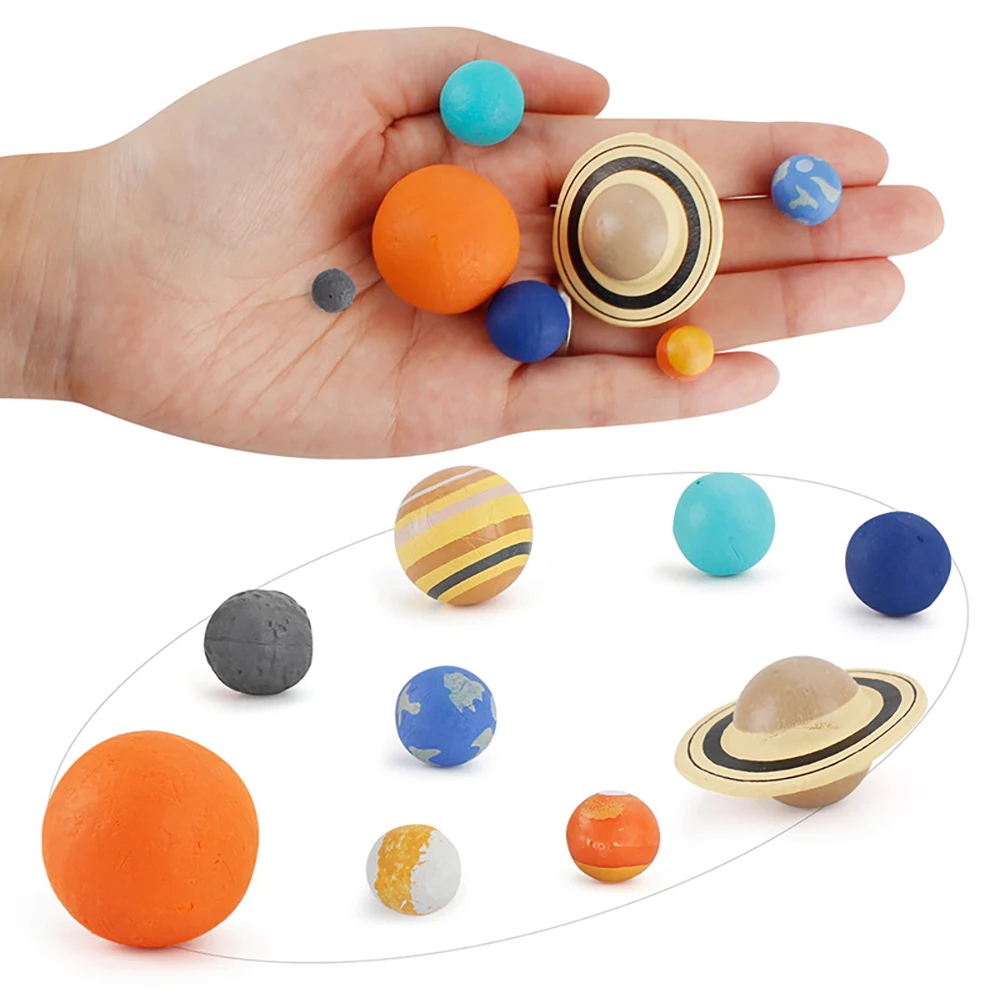 Пластиковая модель космической планеты Вселенной 9 шт. учебные материалы научные