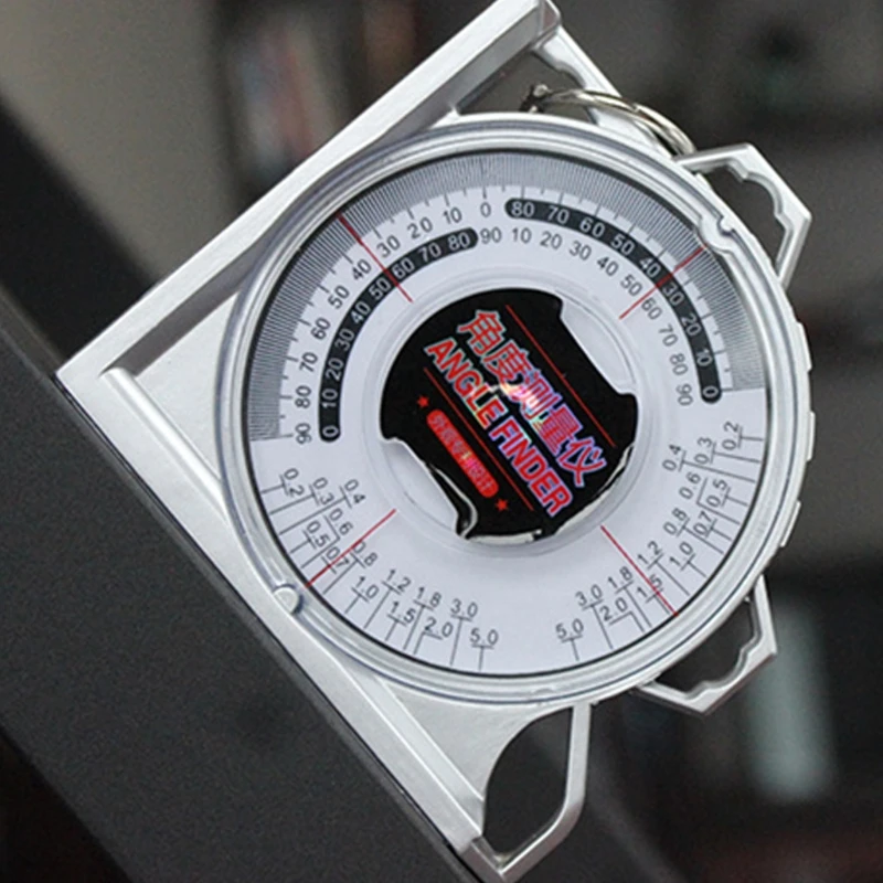 

Multifunctional Protractor with Level Bubble Inclinometer Angle Finder Slope Scale Level Measuring Instrument