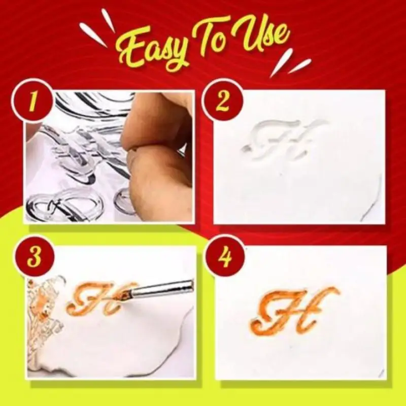 

Cake Cookie Decorating Tool Set Letter Alphabet Cookie Cutter Embosser Stamp Fondant Cutter Pastry Tools Access Biscuit Stamper