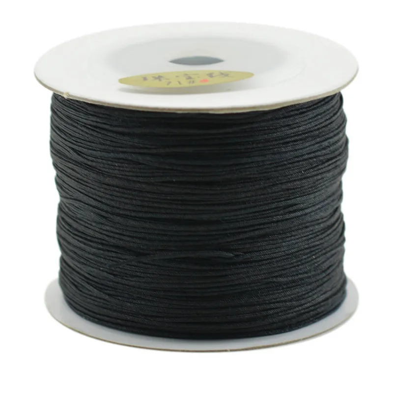 0 6 мм полиэфирные нити веревки плетеные атласная веревка китайский узел шнур