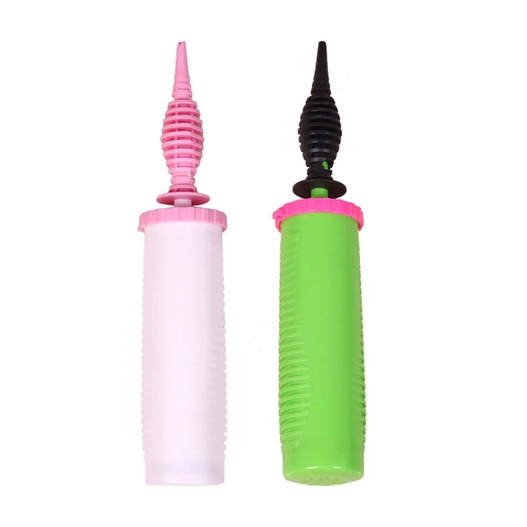 

1*Balloon Inflator 5cm * 31.5cm Portable Plastic Handheld Ball Balloon Air Pump Inflator Non-slip For Party High Quality