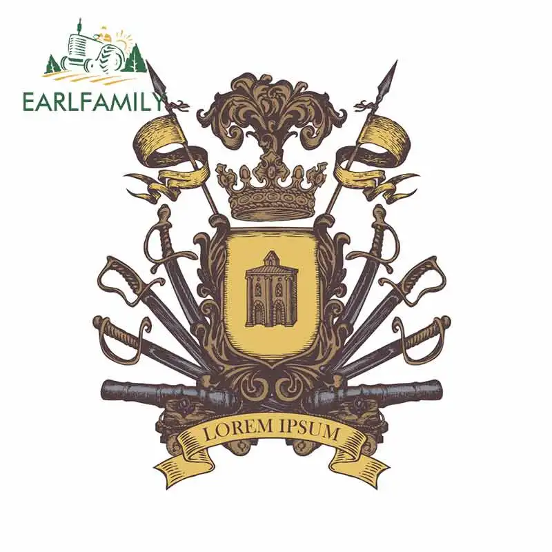 EARLFAMILY 13 см x 10 9 для средневекового Геральдического пальто руки креативные