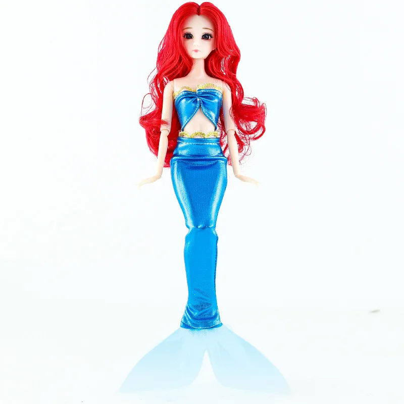 Bjd кукла 35 см модная одежда Русалка Куклы 3D глаза 11 суставов Русалка Детская кукла «Принцесса» девушка куклы для девочек Игрушки для девочек