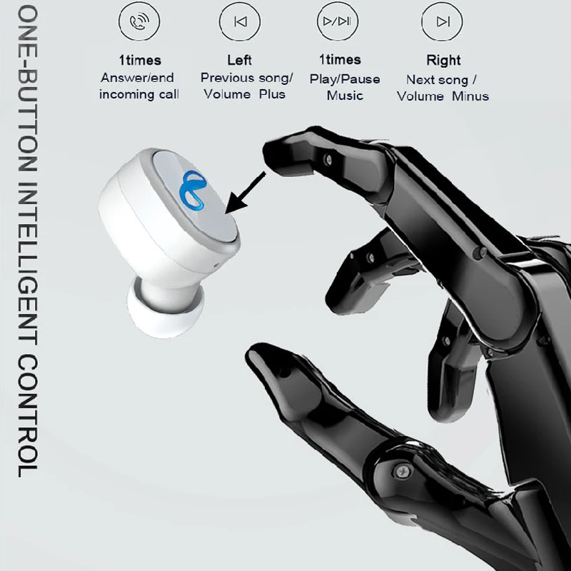Наушники Fone Bluetooth TWS беспроводные наушники CVC шумоподавление с микрофоном Handsfree De
