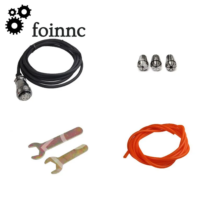 Двигатель шпинделя водяного охлаждения с ЧПУ 80 мм 2 кВт ER20 220 В/380 В 24000 об/мин