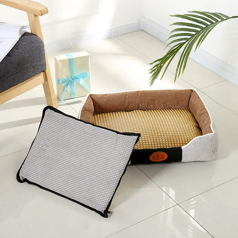 Съемный домик для кошки коврик домашнего питомца диван сна собаки летняя крутая