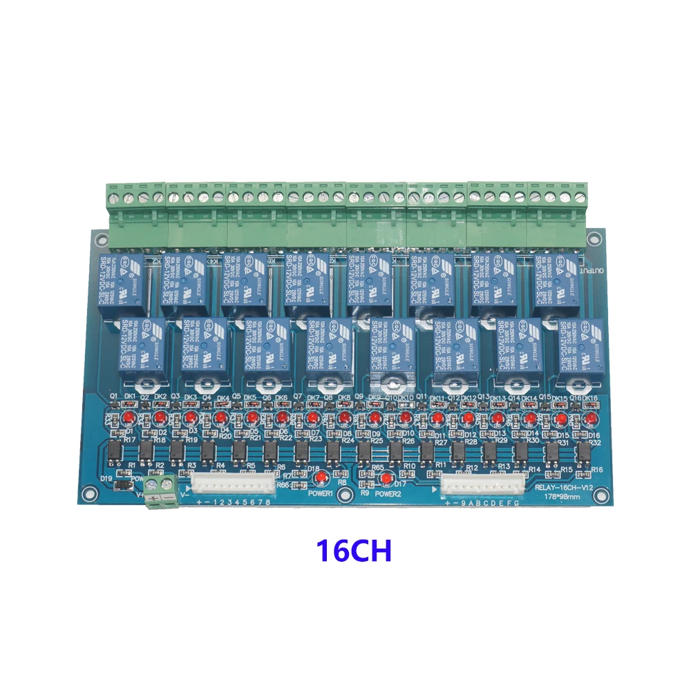 Оптовая продажа 16-канальный релейный переключатель контроллер dmx512 выход