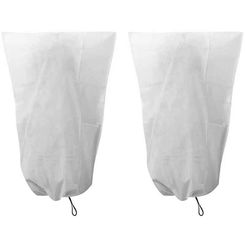 

Plant Covers Freeze Protection for Winter 1.2X1.8M Frost Tree Covers Drawstring Bags for Cold Weather, 2PCS