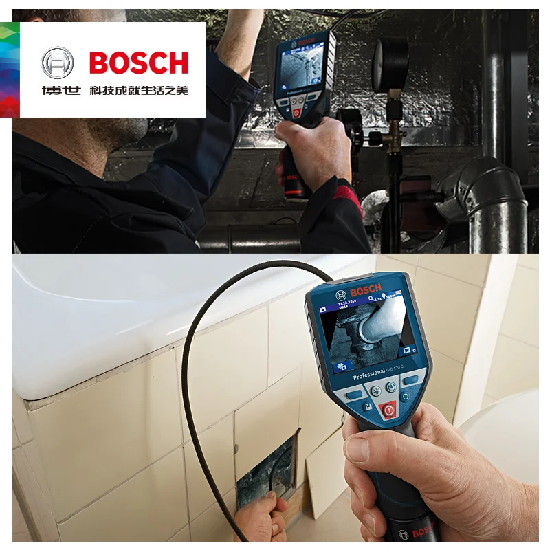 Промышленный эндоскоп Bosch GIC120C HD камера детектор двигателя автомобиля |