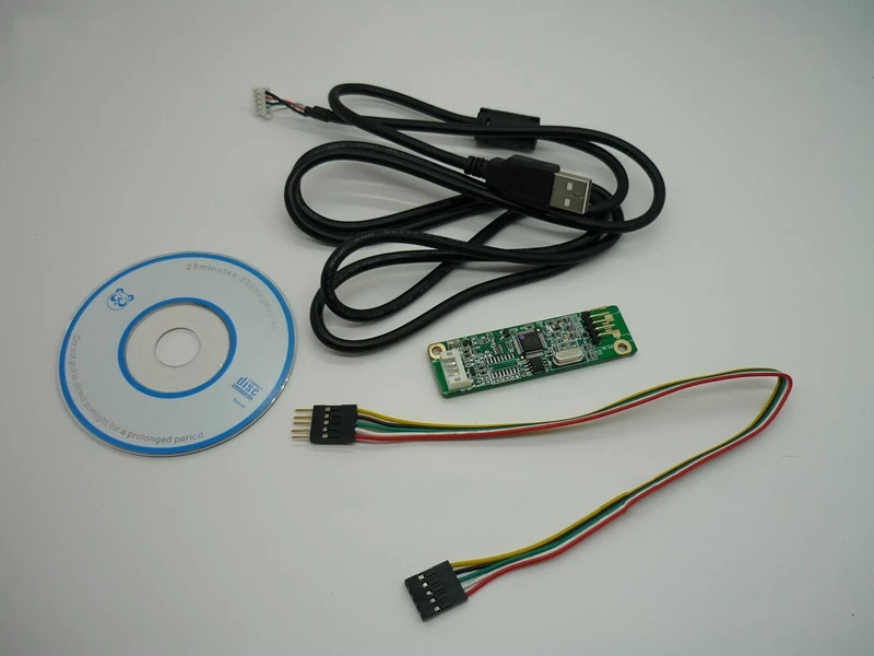 Новый 12 1 дюймов сенсорный экран 5 провода резистивный с USB драйвер комплект 266*203