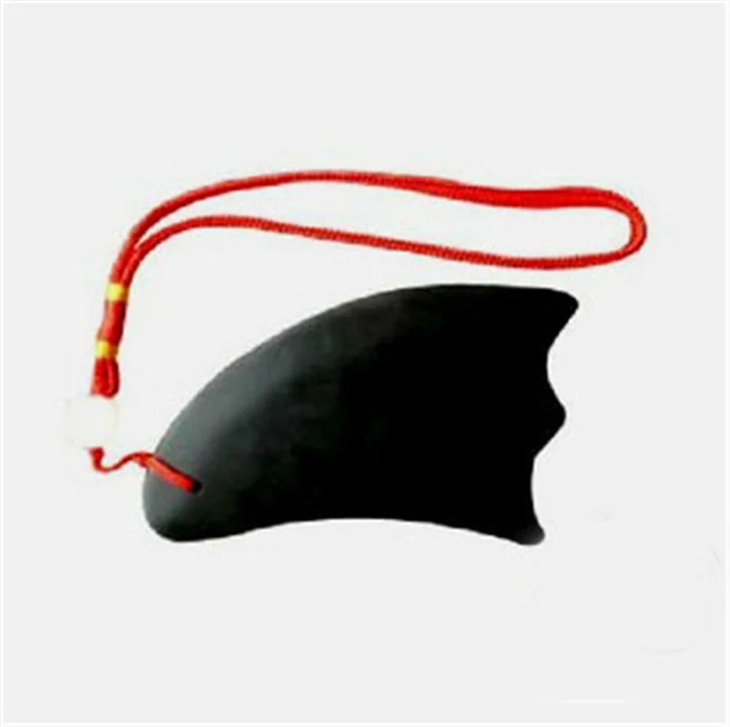 Черный Бянь камень Гуа-Ша массаж скрести терапии естественного здоровья уход за