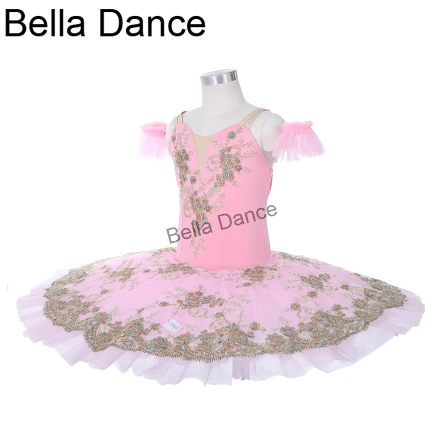 Бесплатная доставка розовая балетная пачка с цветами профессиональная