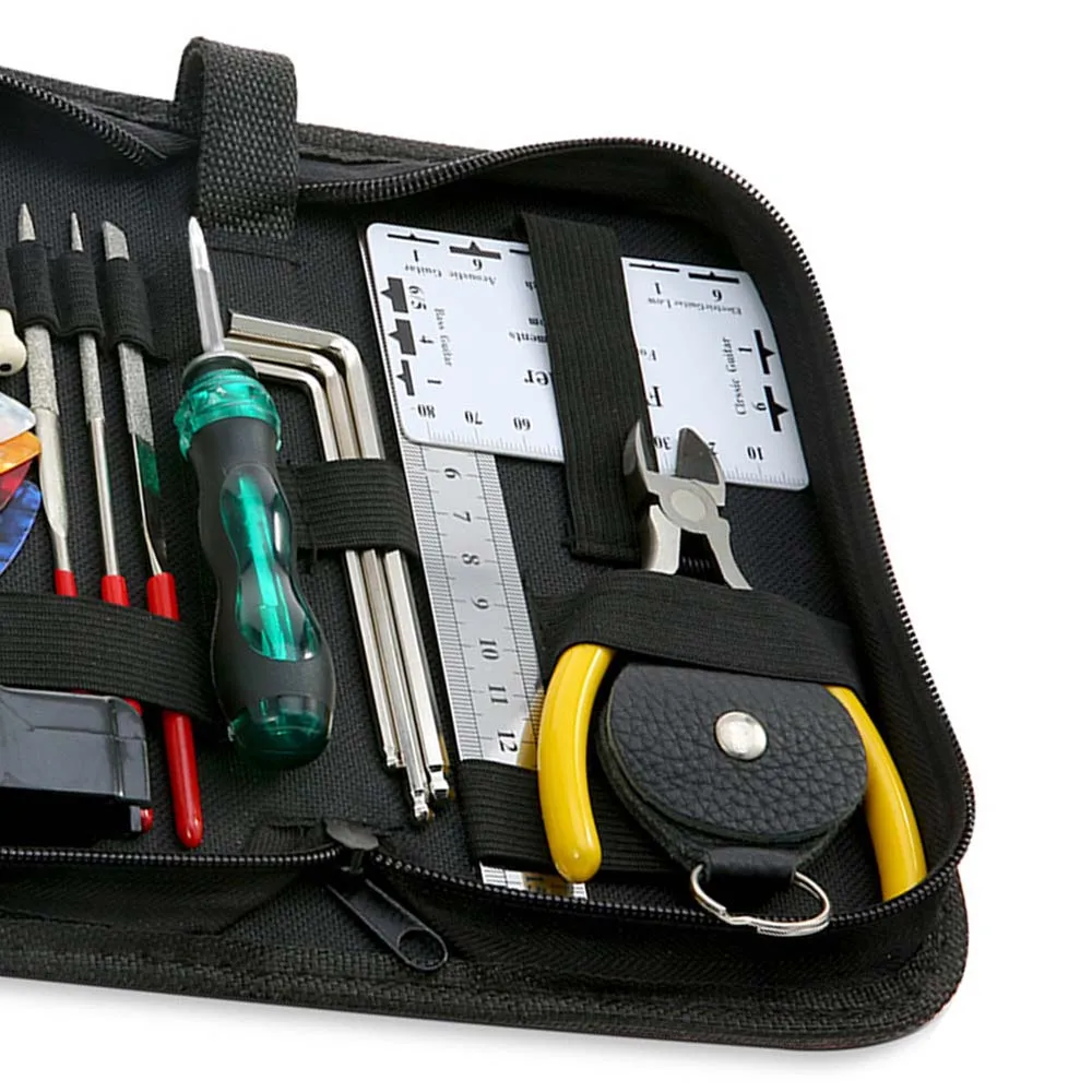 gitarre reparatur tool kit elektrische akustische gitarre ukulele reparatur wartung reinigung werkzeug zubehör kit free global shipping