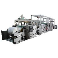 complete pp woven bag fabric bag making machine cutting machine non woven box bag making machine