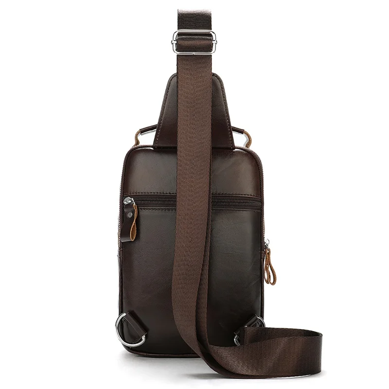 WESTAL мужские shouldr Сумка Слинг натуральная кожа мужская сумка через плечо для