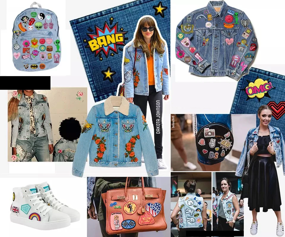 Нашивки с вышивкой черепа в стиле панк-ФК | Дом и сад