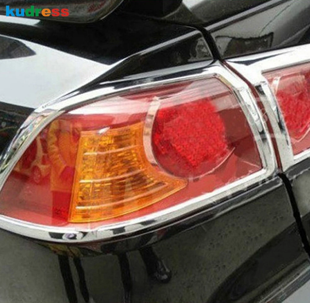 Для Mitsubishi Lancer X Lancer Evo 2010 2011 2012 2013 ABS хромированный задний фонарь накладка автомобильные аксессуары Стайлинг