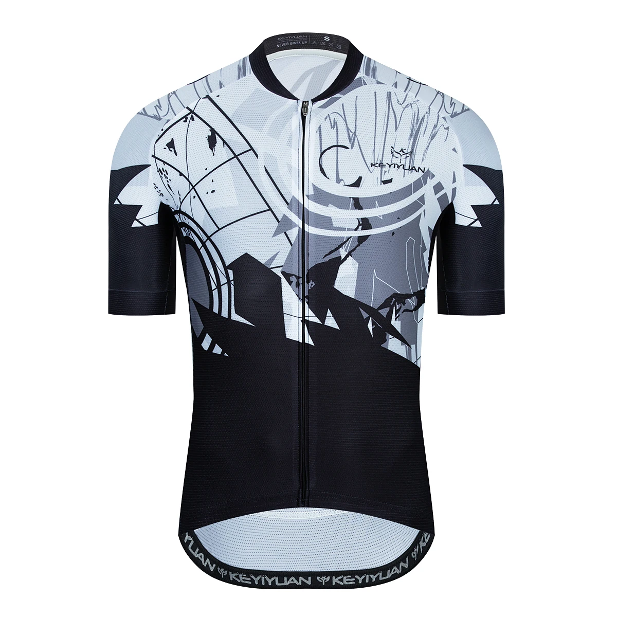 

KEYIYUAN High Quality Men Cycling Jersey Short Sleeves Tops Bicycle MTB Downhill Shirt Road Bike Sports Mountain Man Clothing