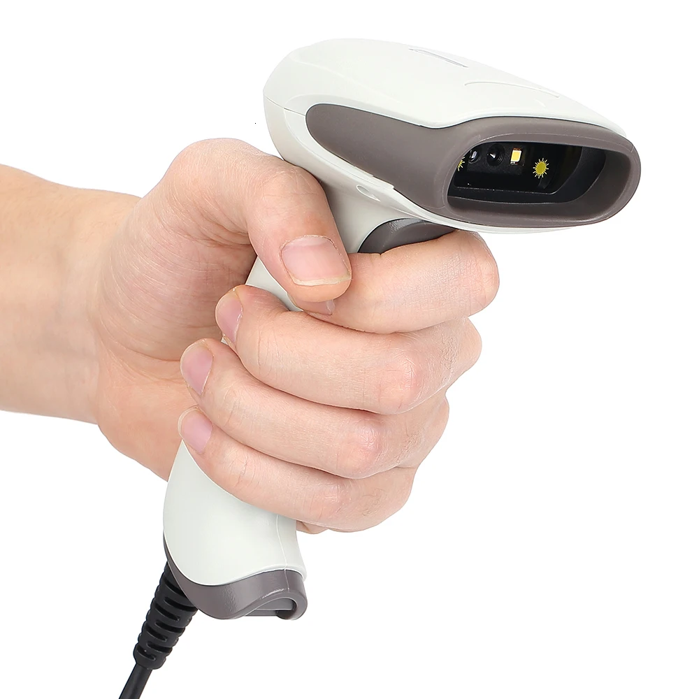 ISSYZONEPOS Ручной 2D сканер штрих-кода дешевый 1D QR считыватель штрих-кода USB лазерный сканер с подставкой Поддержка Windows/Mac/Linux