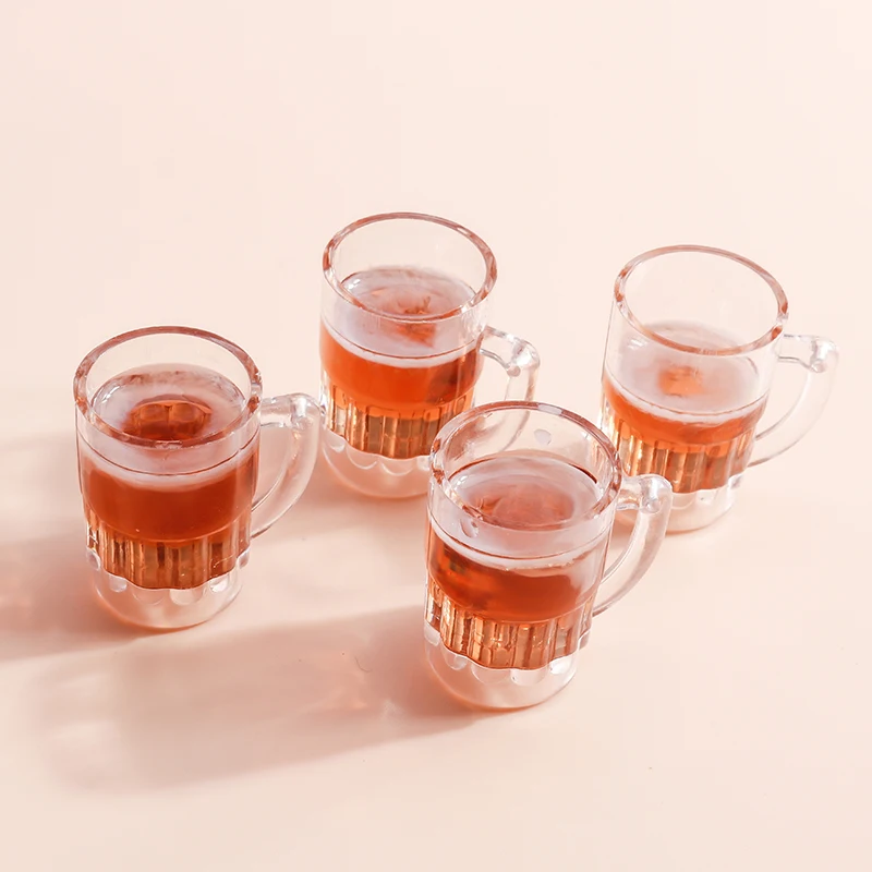 4 шт. Новые Подвески в виде чашки питьевого пива для висячих сережек брелок