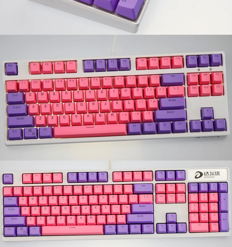 1 комплект ANSI 104 87 Механическая клавиатура PBT с подсветкой ключ колпачок для MX переключатели полупрозрачный ключ крышка s Для EVA Sunshine Dolch queen