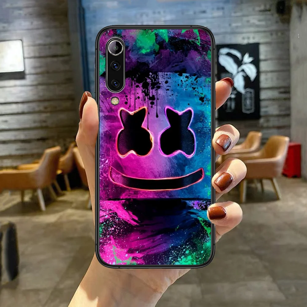 

Fashion Doctom Marshmello DJ Phone Case Cover For XIAOMI Redmi Note K 4 5 6 7 8 9 10 20 30 3 A X Pro Ultra black Back Tpu Shell
