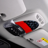 car roof console box decoration sticker for mini cooper s jcw f54 f55 f56 f60 car reading light decoration styling accessories