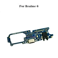 new usb charging port dock mic flex cable for realme 6 realme6 charger plug board with microphone connector replacement parts