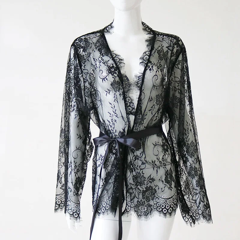 Женское кружевное нижнее белье Прозрачное мини платье большого размера 5XL 6XL