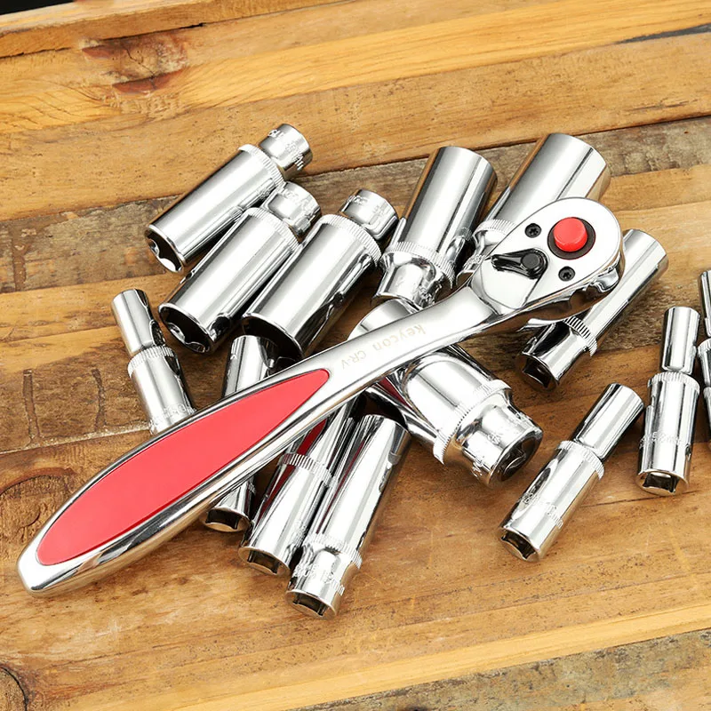 Шестигранный метрический ключ CRV 1 шт. привод 3/8 дюйма 6-точечная глубокая Торцевая