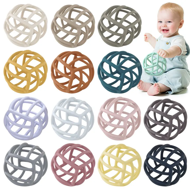 

Customized Soft Silicone Kids Teether Products Creative Teething Infant Chewing Toy Transformable Nursing Gift For Baby Teethers